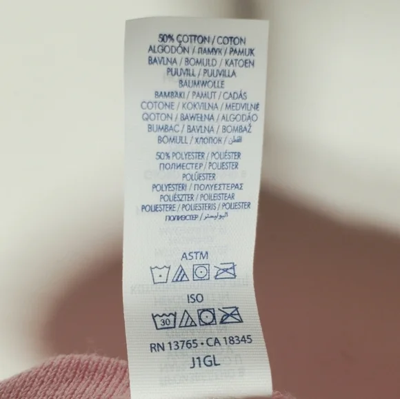 NWOT Fun Pink Jerzees Sweatshirt Sz L - Picture 5 of 8